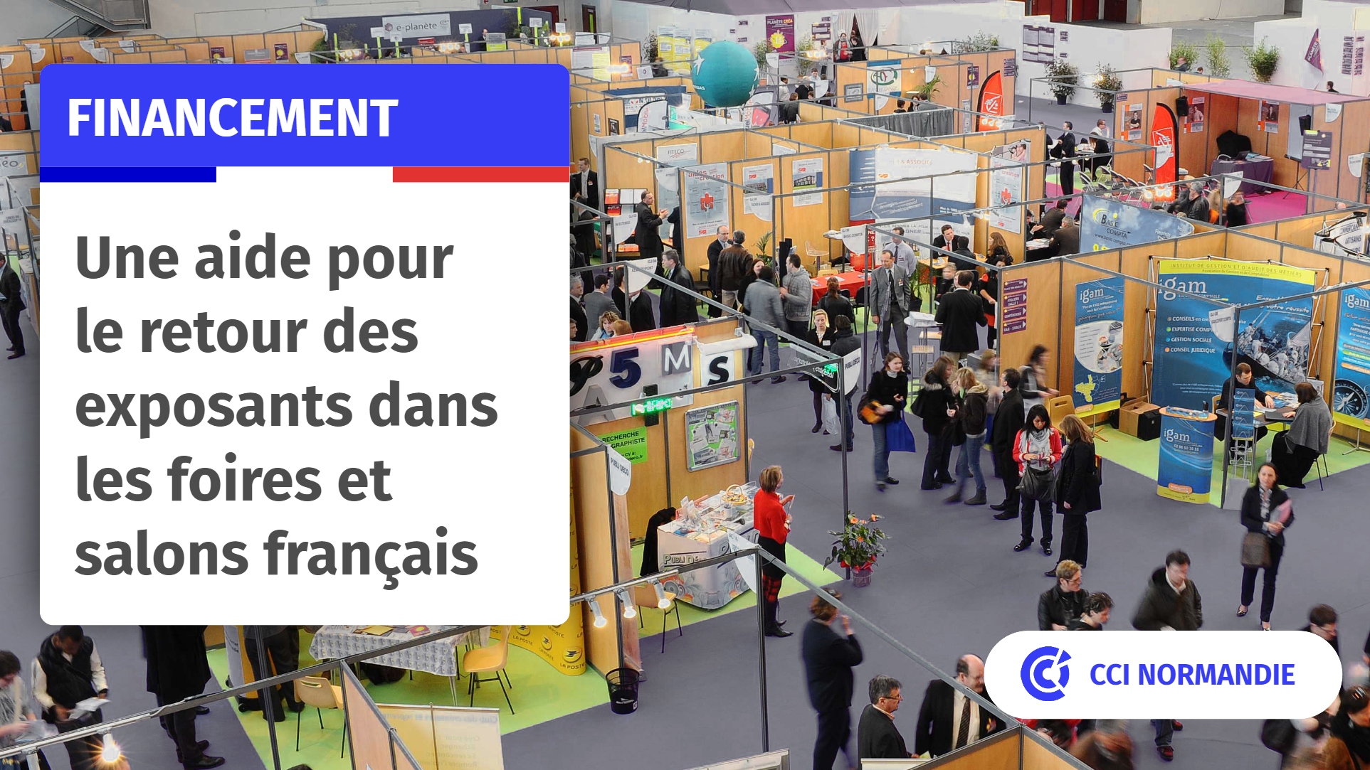 Aides exposants salons foires