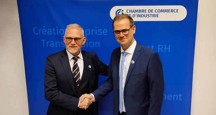 Vincent Laudat nouveau président CCI Normandie